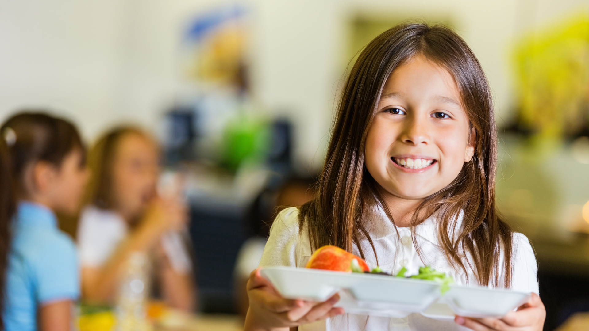 Child with School Lunch