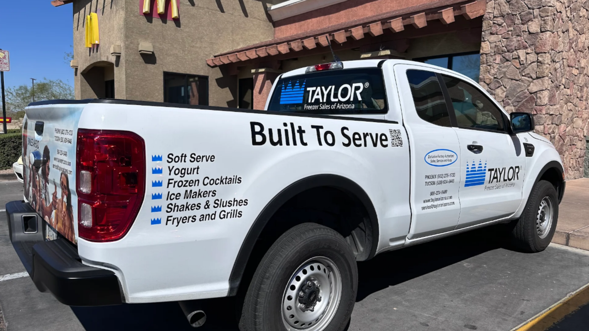 Taylor Arizona service truck onsite