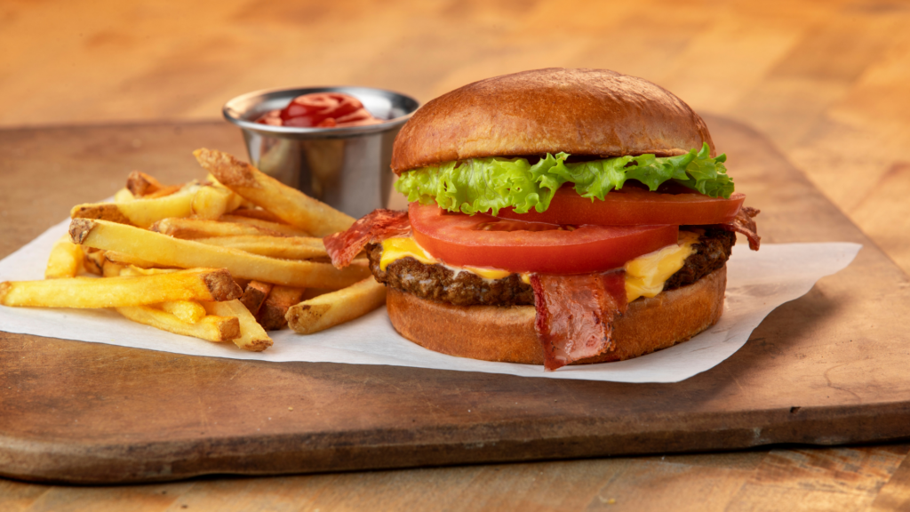 Burger and Fries