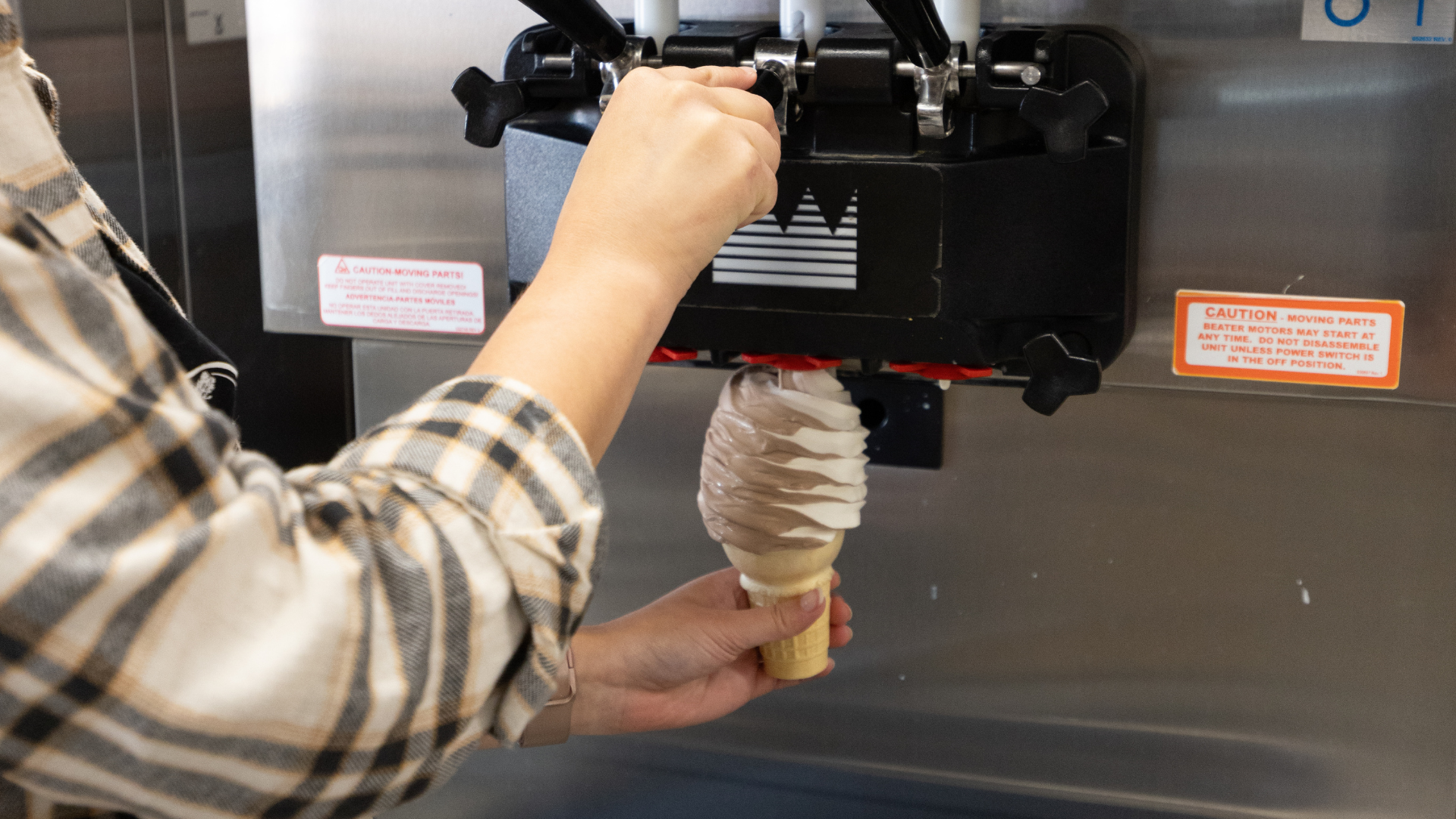 Chocolate Vanilla Swirl Soft Serve