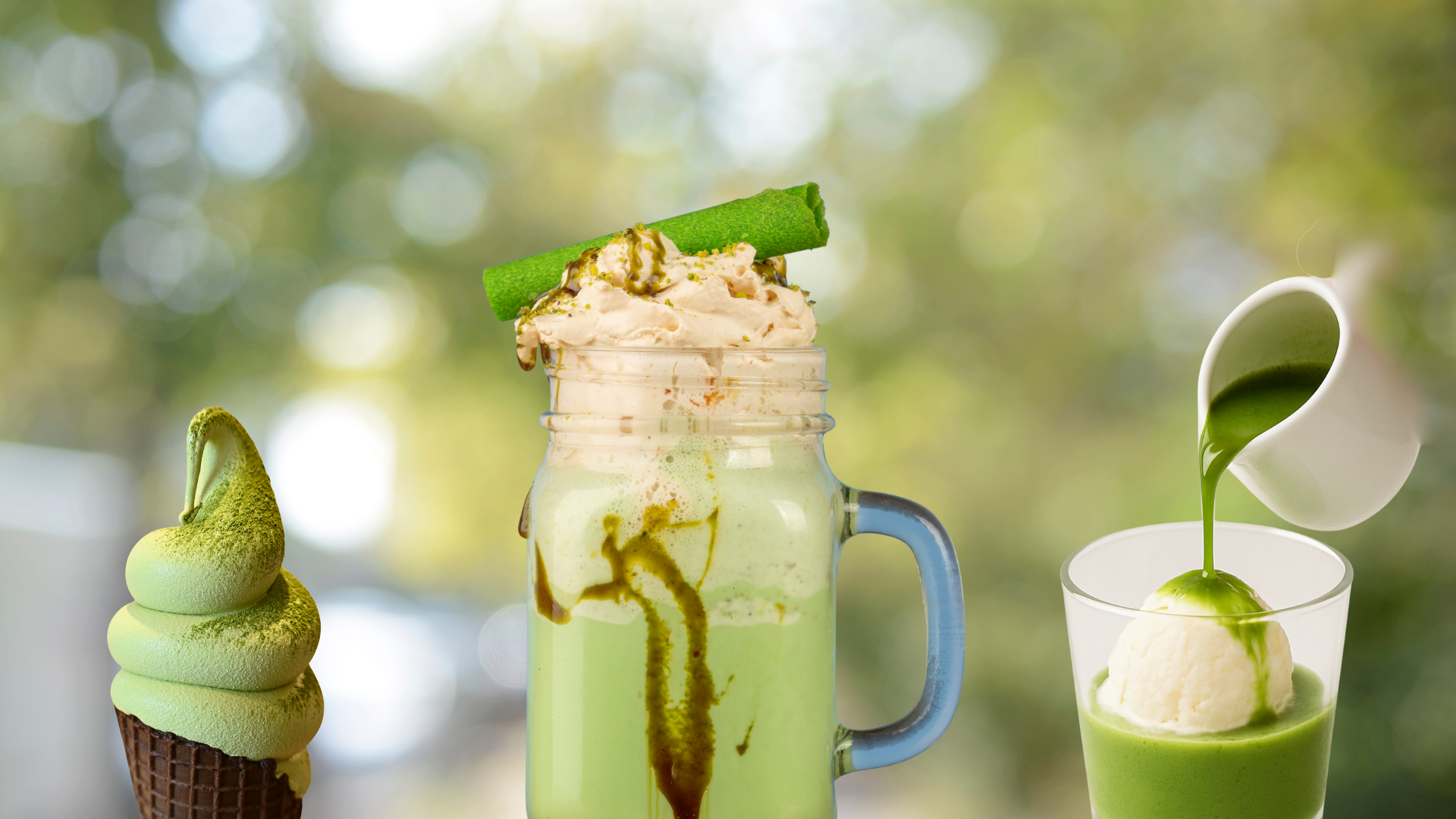 matcha frozen desserts