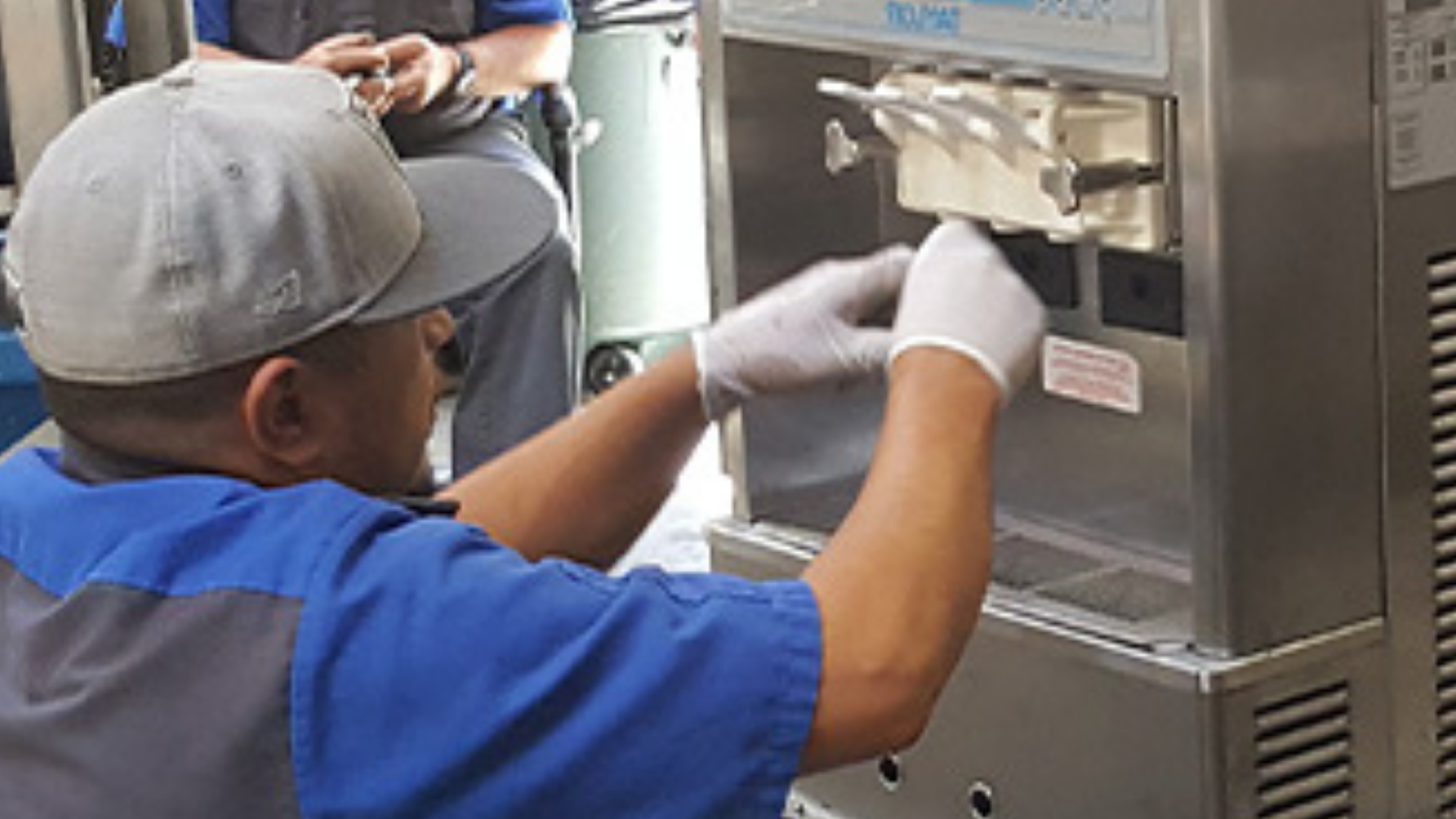 Service Technician Working